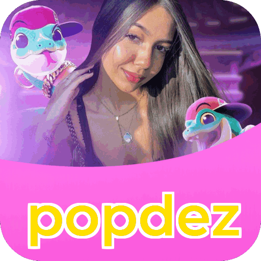 Passo a passo visual mostrando processo de download e instalação do aplicativo popdez